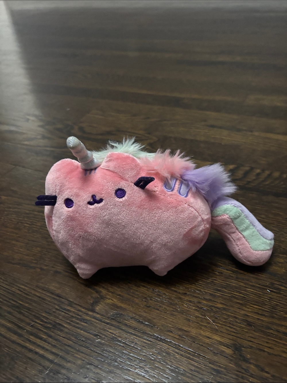 Pusheen Pink Unicorn Plush with Pastel Mane